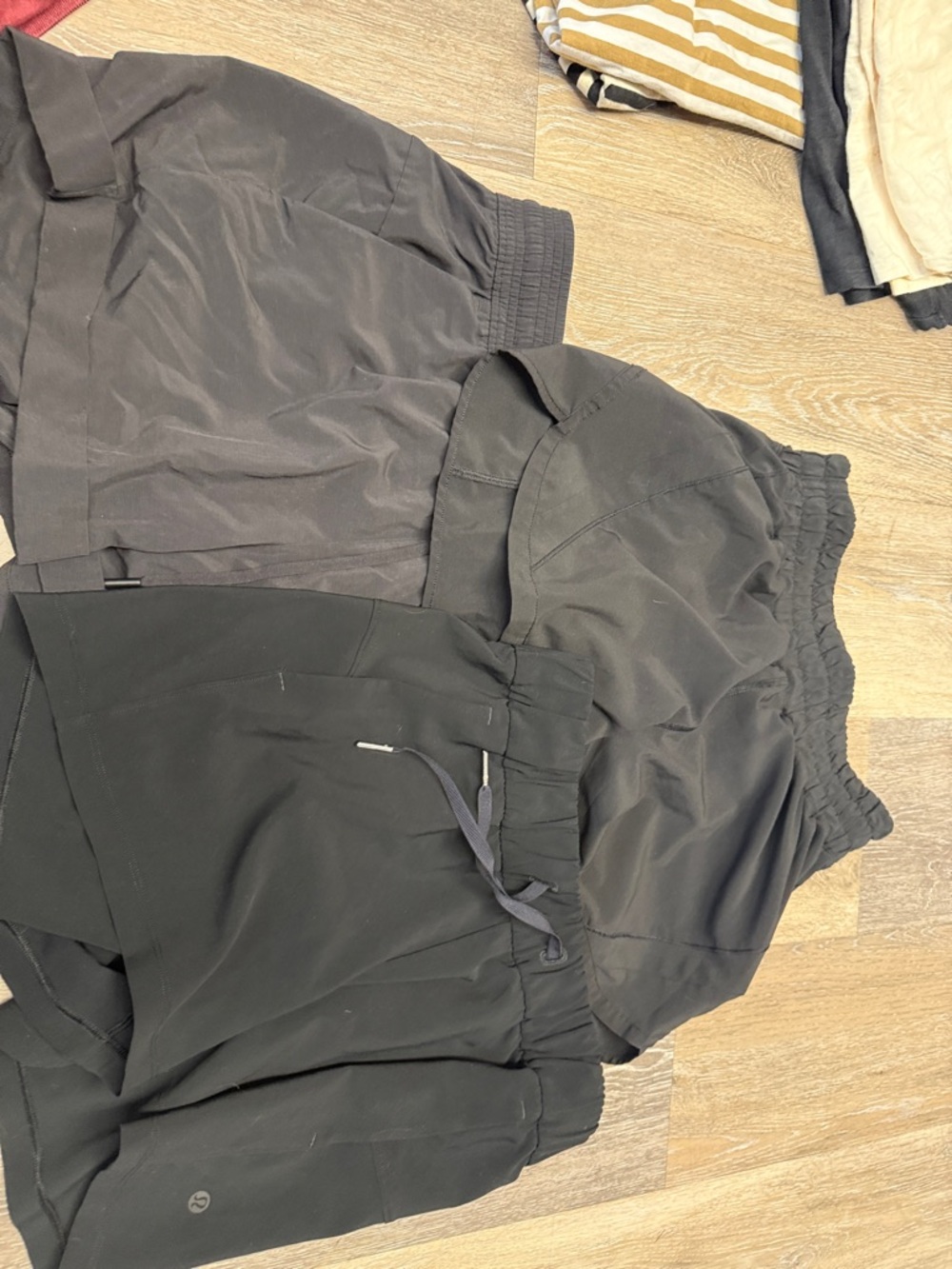 lululemon athletica women’s Black Athletic Shorts with Drawstring lot of 3 small